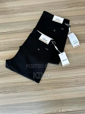 Classic Trending Khaki Trousers. Triple Black