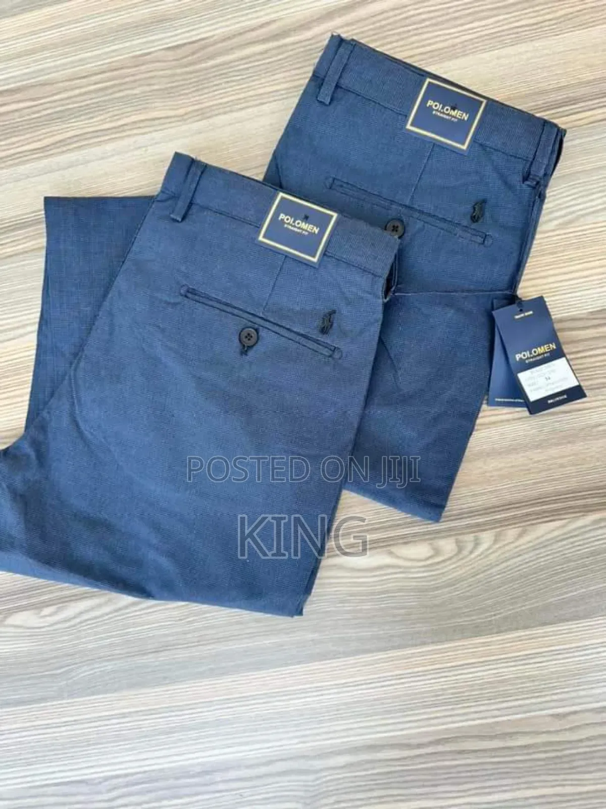 Fate Blue Khaki Trousers