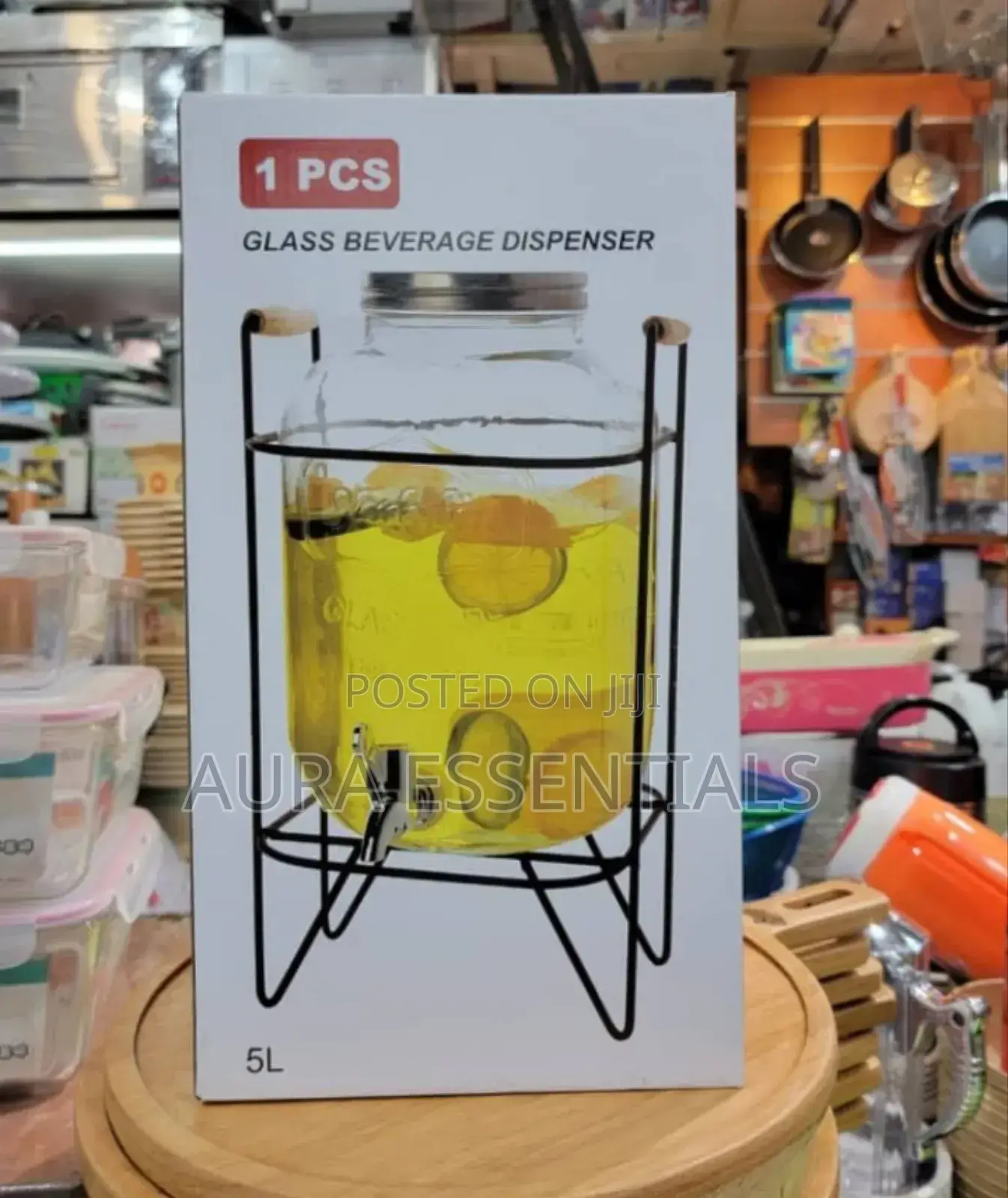 5l Glass Water Dispenser With Tap