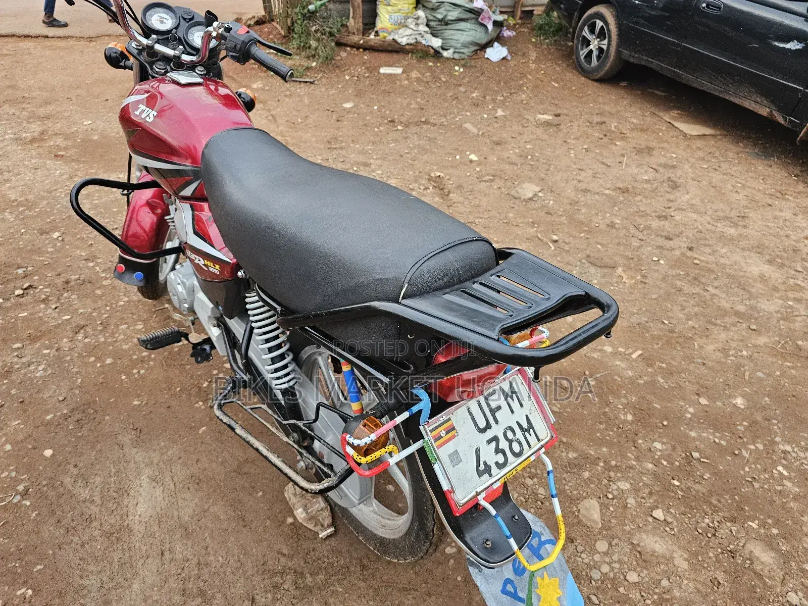 TVS HLX 125 2023 Red