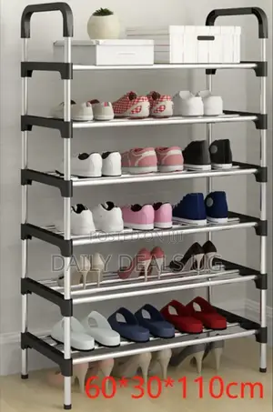 Metallic Shoe Rack