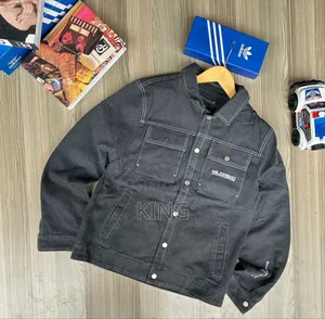 Backs Black Jean Jacket