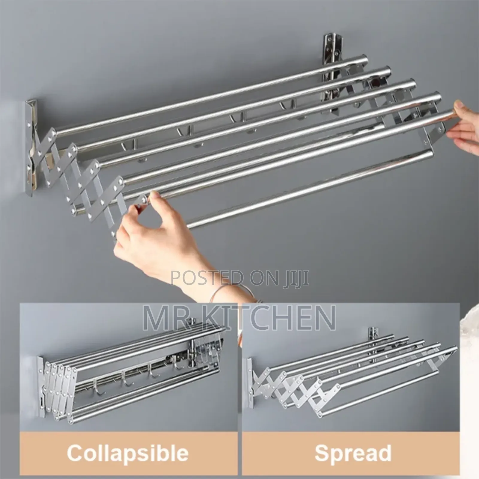Wall Mount Cloth Drying Rack