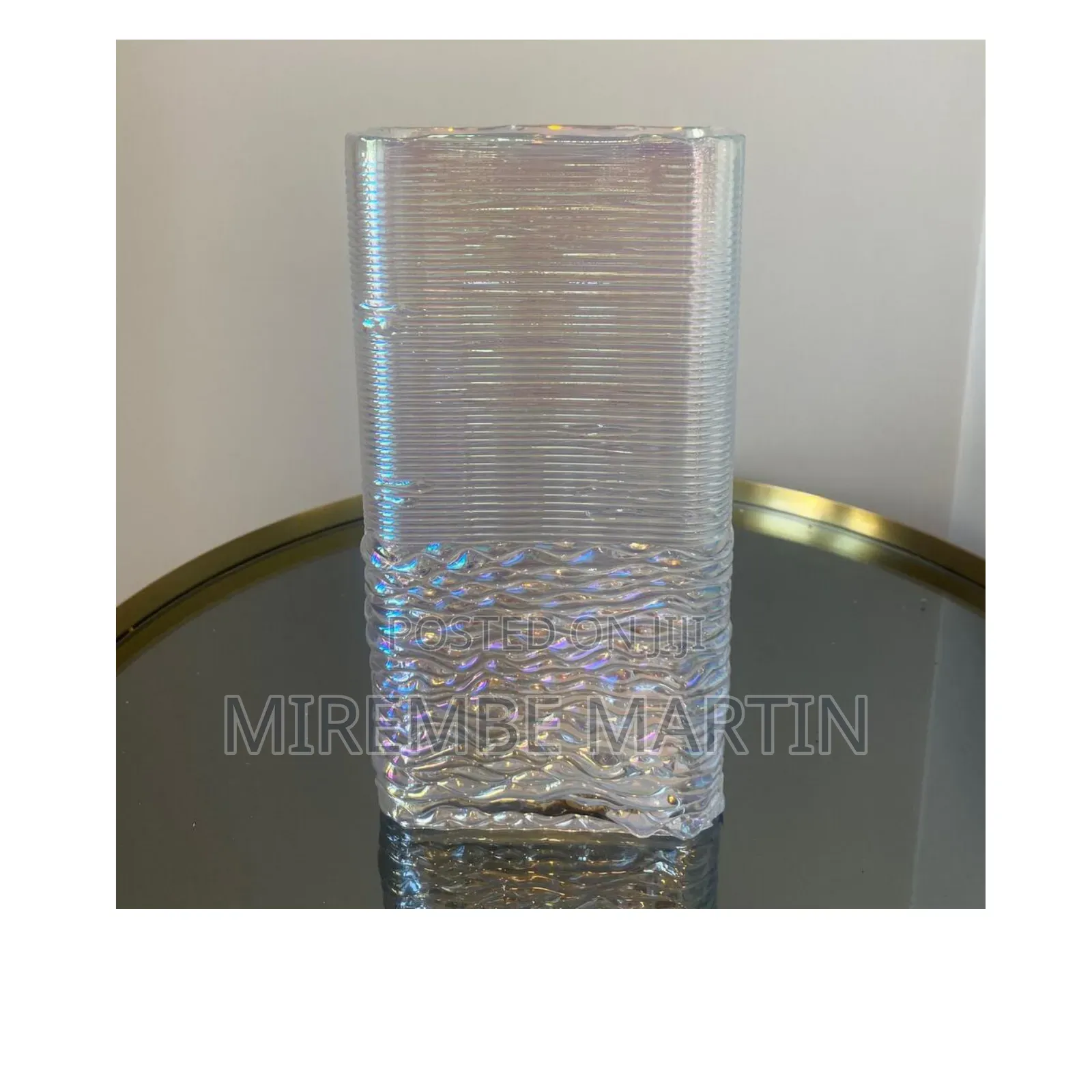 Mediterranean Glass Vase.