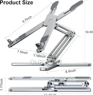 Ergonomic LIENS Adjustable Laptop Stand With360rotating Base
