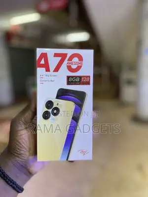 New Itel A70 128 GB Black