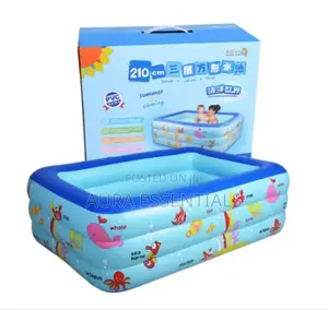 PVC Rectangular Three Layers Children Pool