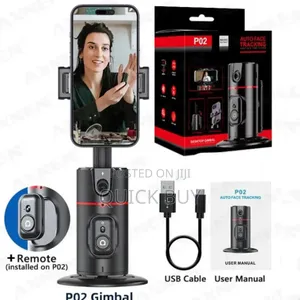 Advanced Tech 360°Autoface Tracking Phone Holder With Remote