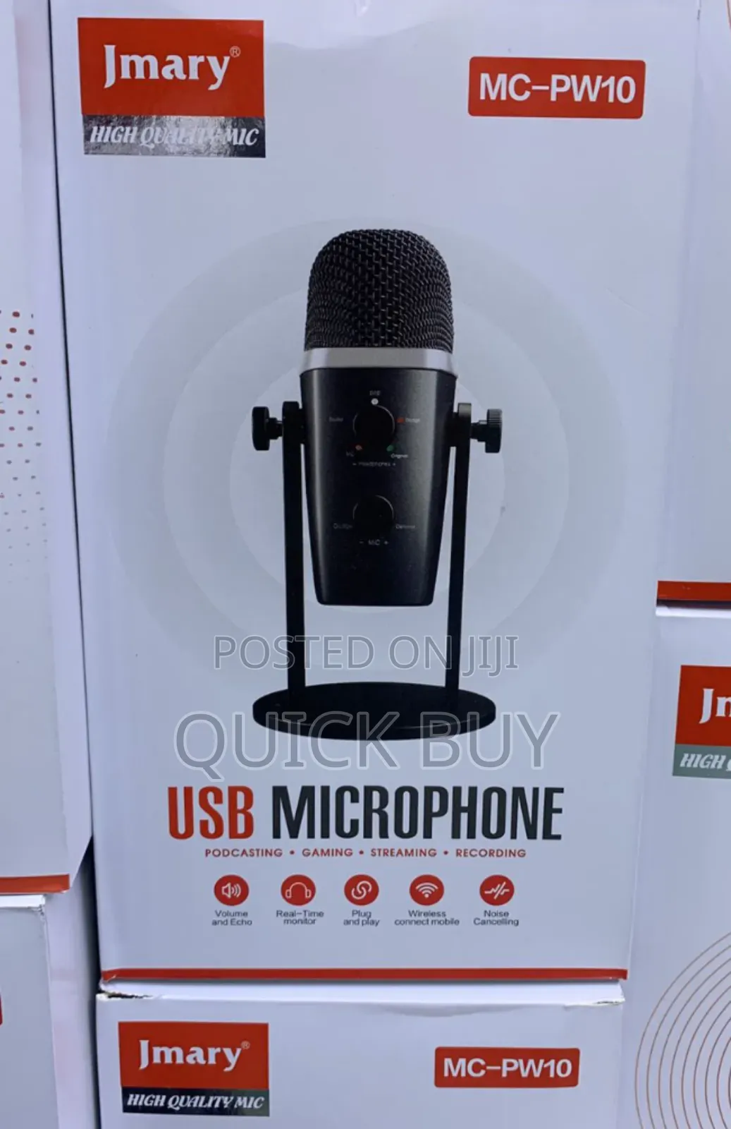Professional 4 Sound Modes USB Desktop Condenser Microphone
