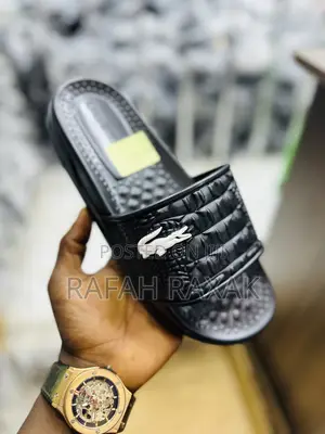 Original Classic Lacoste Flip-Flops Push in Sandals