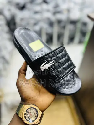 Original Classic Lacoste Flip-Flops Push in Sandals