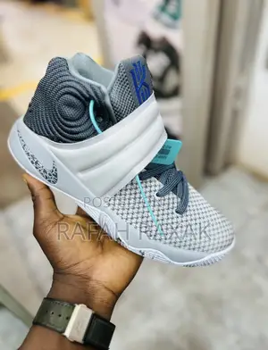 Original Nike Kyrie 2 Omega Wolf Grey Basketball Sneakers