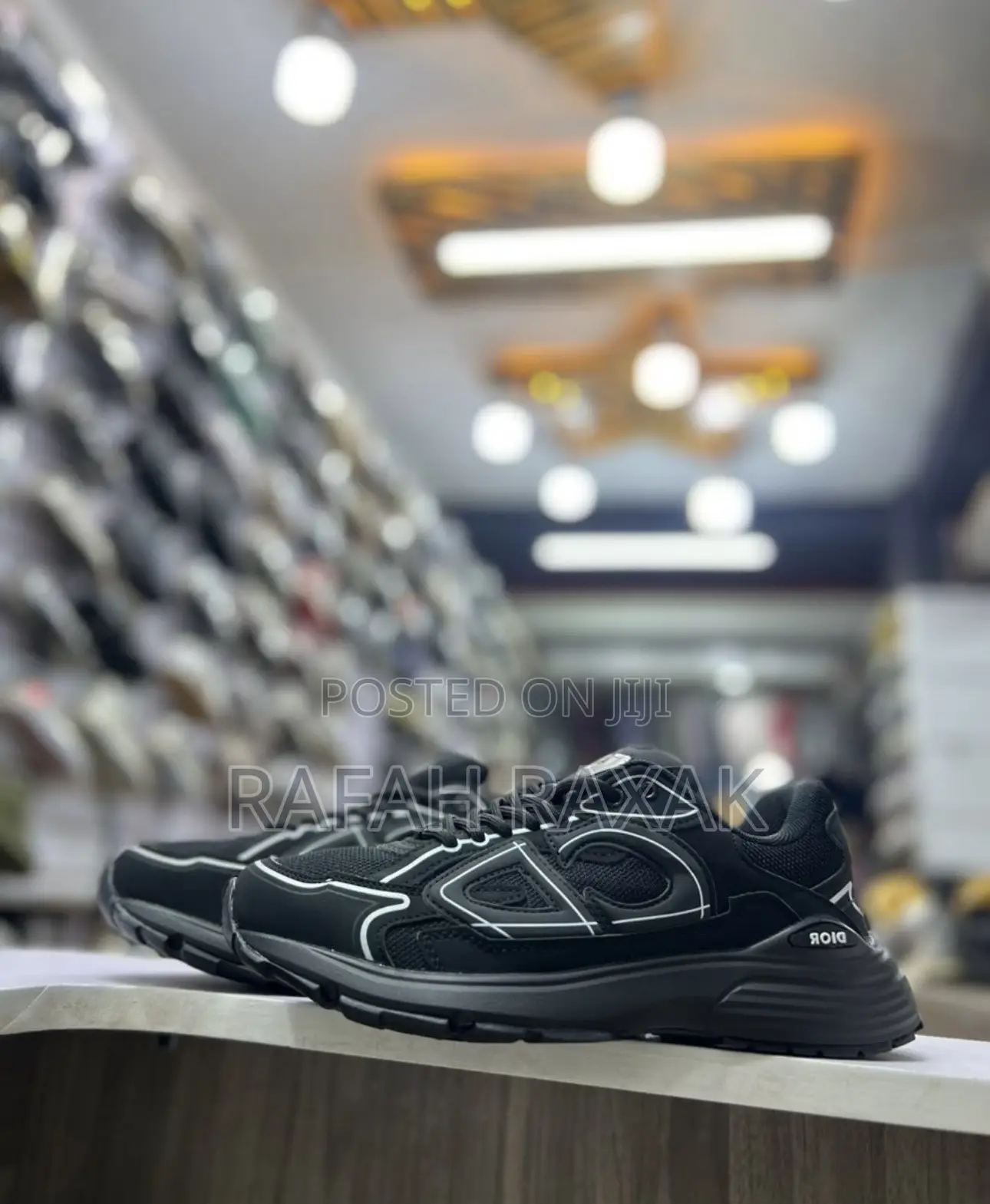 Original Black Christian Dior B30 Casual Low Top Sneakers