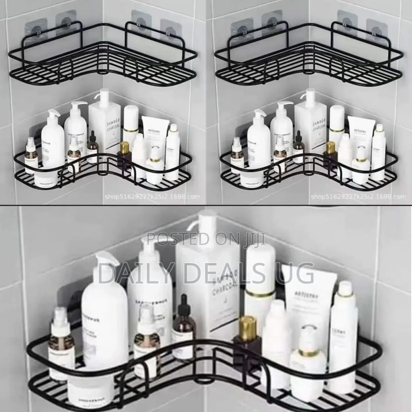 Bathroom Double Shelf Rack