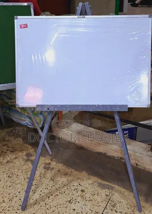 Standard 90cm by 60cm Whiteboard With Stand