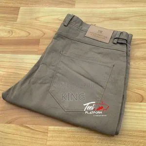 Signature Iron Free Kaki Trouser