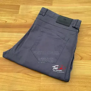 Easy Khaki. Grey Trousers