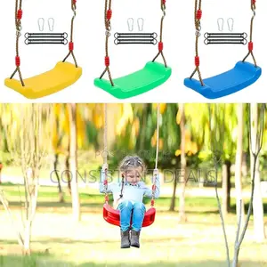 Kids Indoor and Outdoor Swing Seat With Adjustable Height