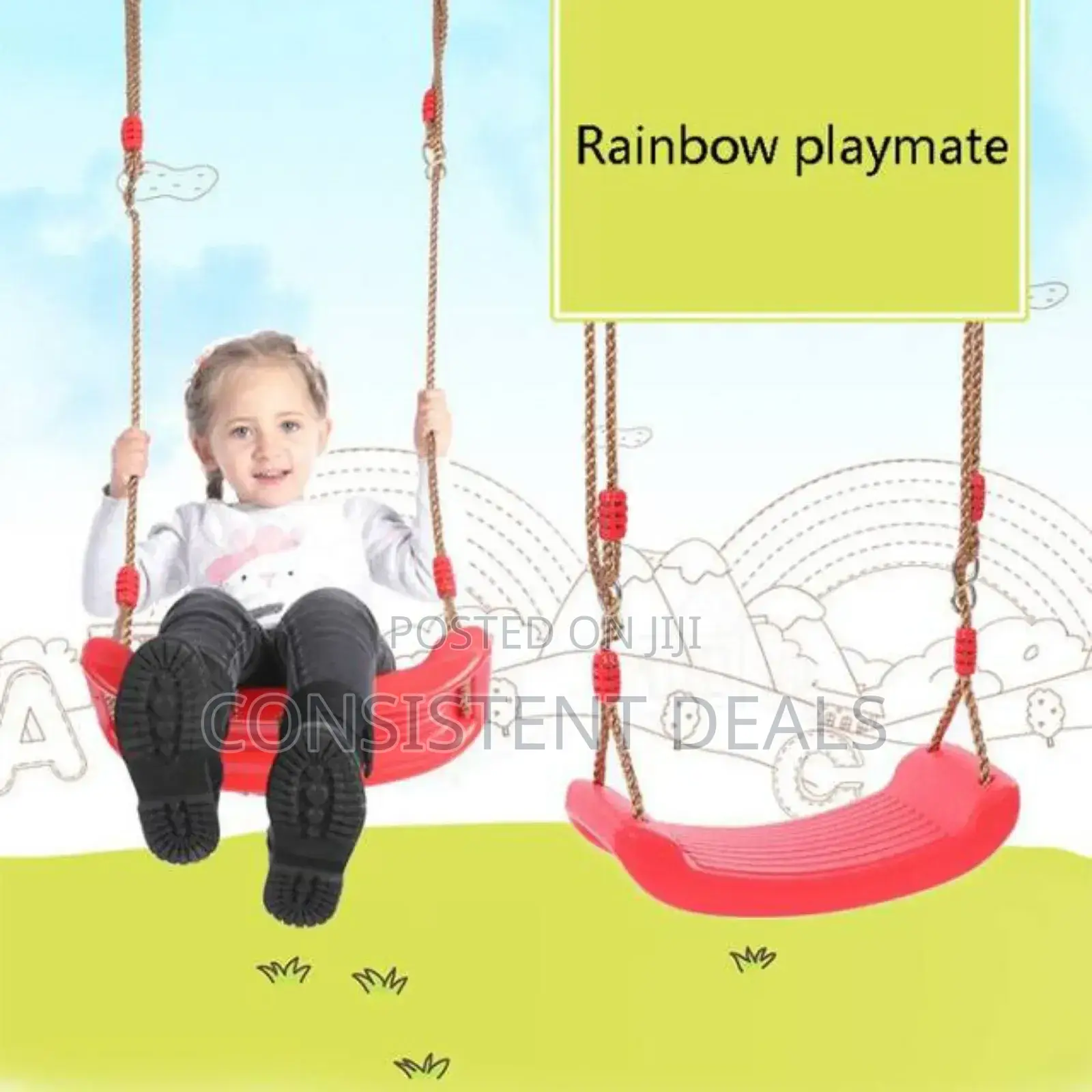 Kids Adjustable Playground Swing Seat