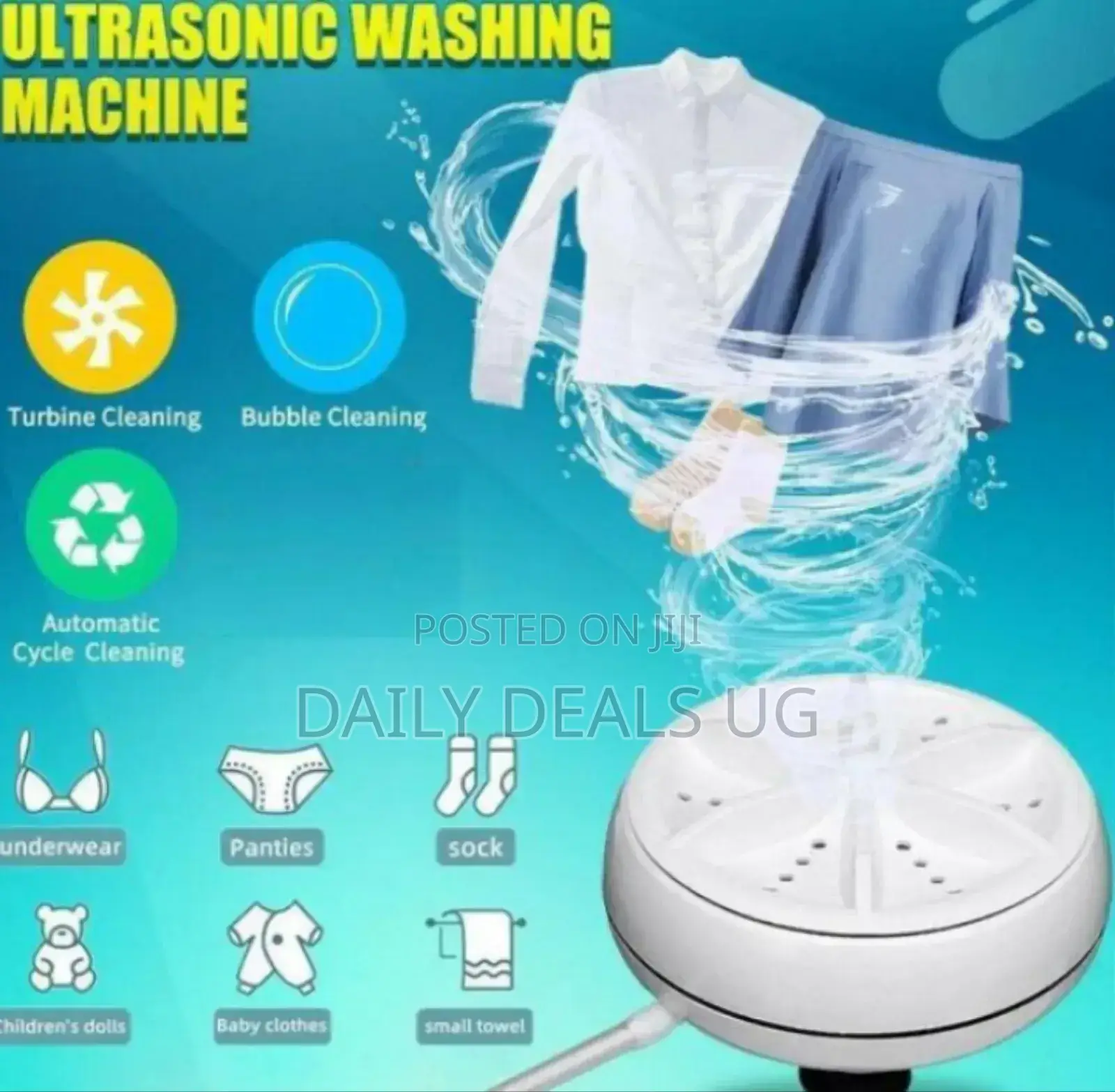 Portable Ultrasonic Washing Machine