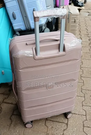 Coral Medium Rubber Suitcase