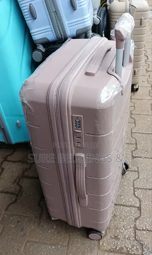 Coral Medium Rubber Suitcase