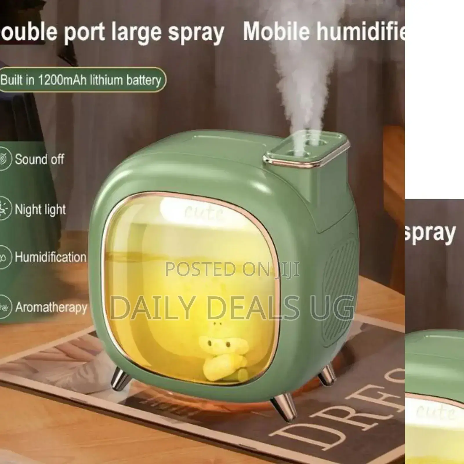 Double Water Light Humidifier