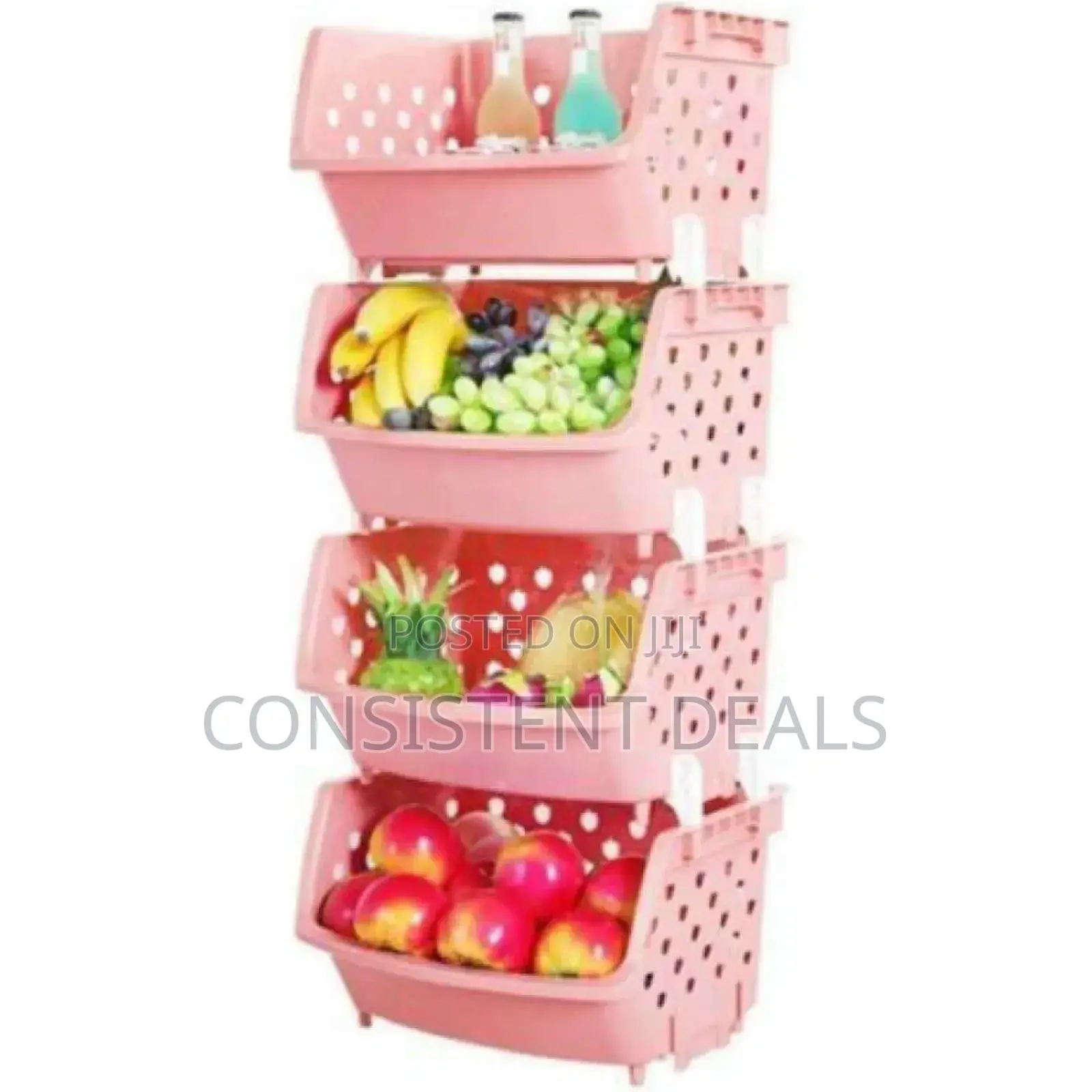 Plastic Kitchen Storage Rack Organizer