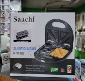 Original Unique Saachi 4 Slice Non Stick Sandwich Maker