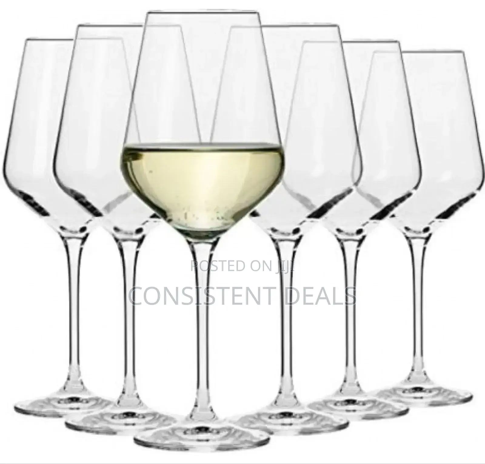 Diamond Stem Wine Glasses (6pcs/)