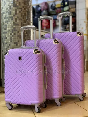 Plastic Suitcases Gray