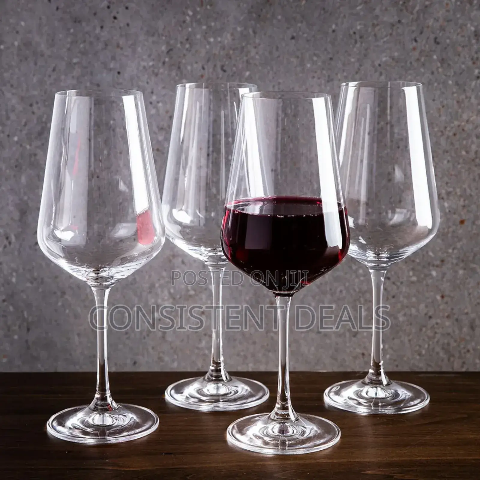 6pcs Stem Wine Glasses