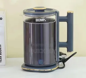 Original Quality BOMA Stainless Kettle Double Glass Body