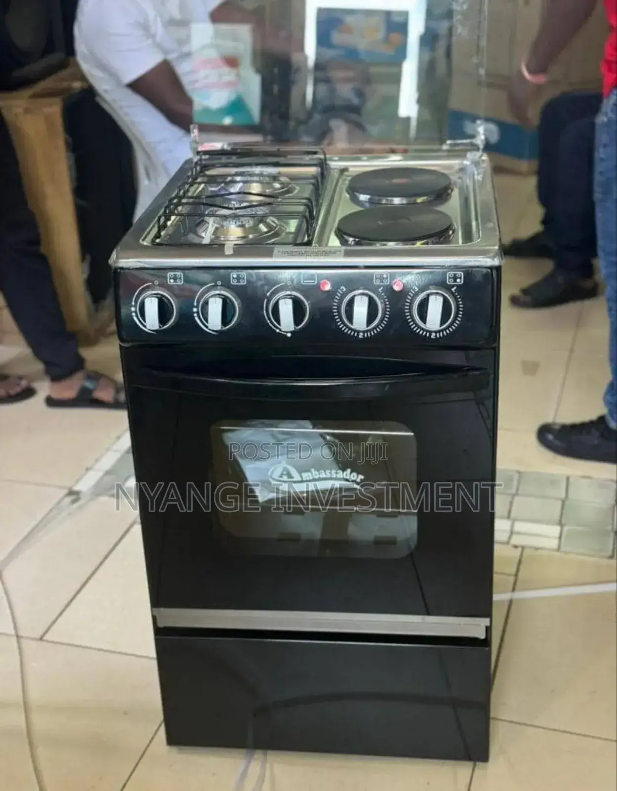 Ambassador 2*2 Cooker . Gas and Electricity.
