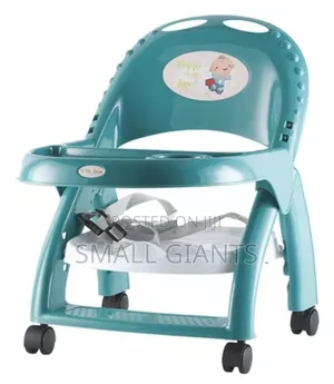Portable Folding Baby Low Chair With Tray and Wheels