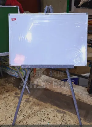 90cm by 60cm White Board With Stand