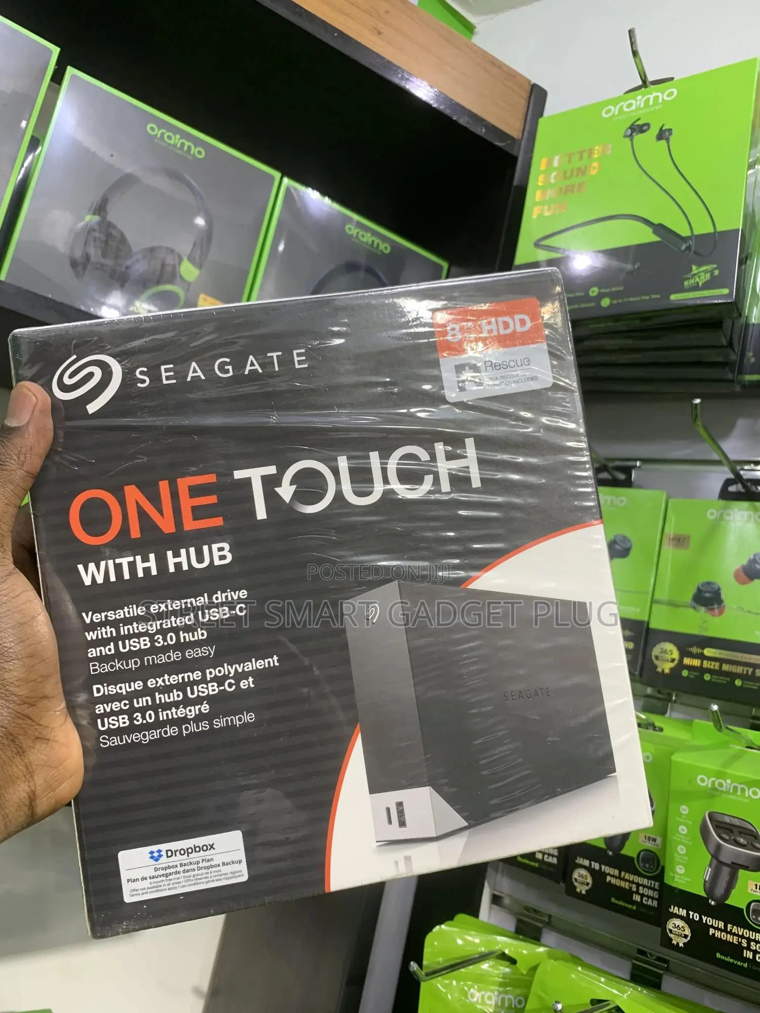 Seagate 8tb EXTERNAL Computer HARD DRIVE