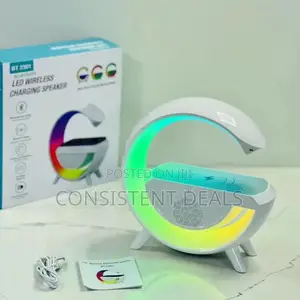 LED Speaker With Wireless Charger