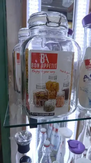 Glass Clip Storage Jar
