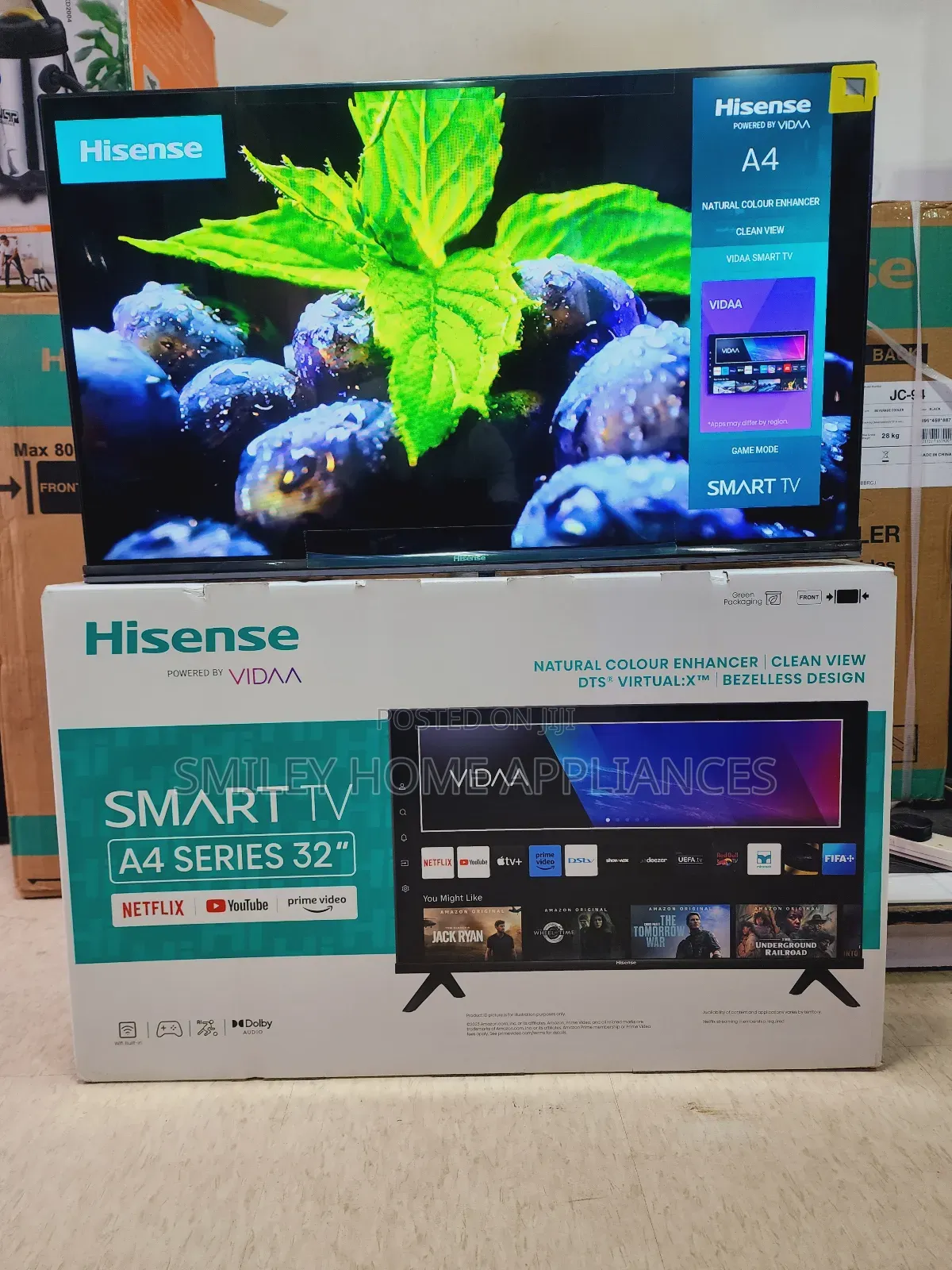 Flameless Vidaa 32inches Hisense