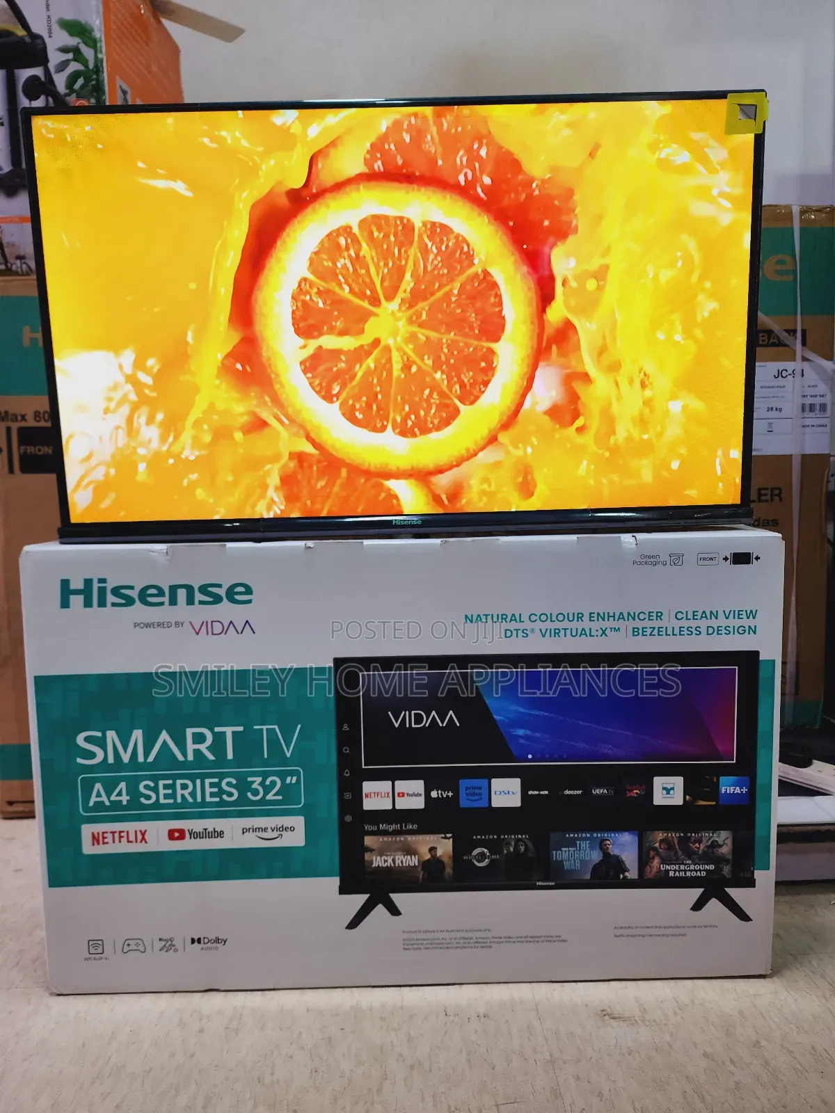 Flameless Vidaa 32inches Hisense