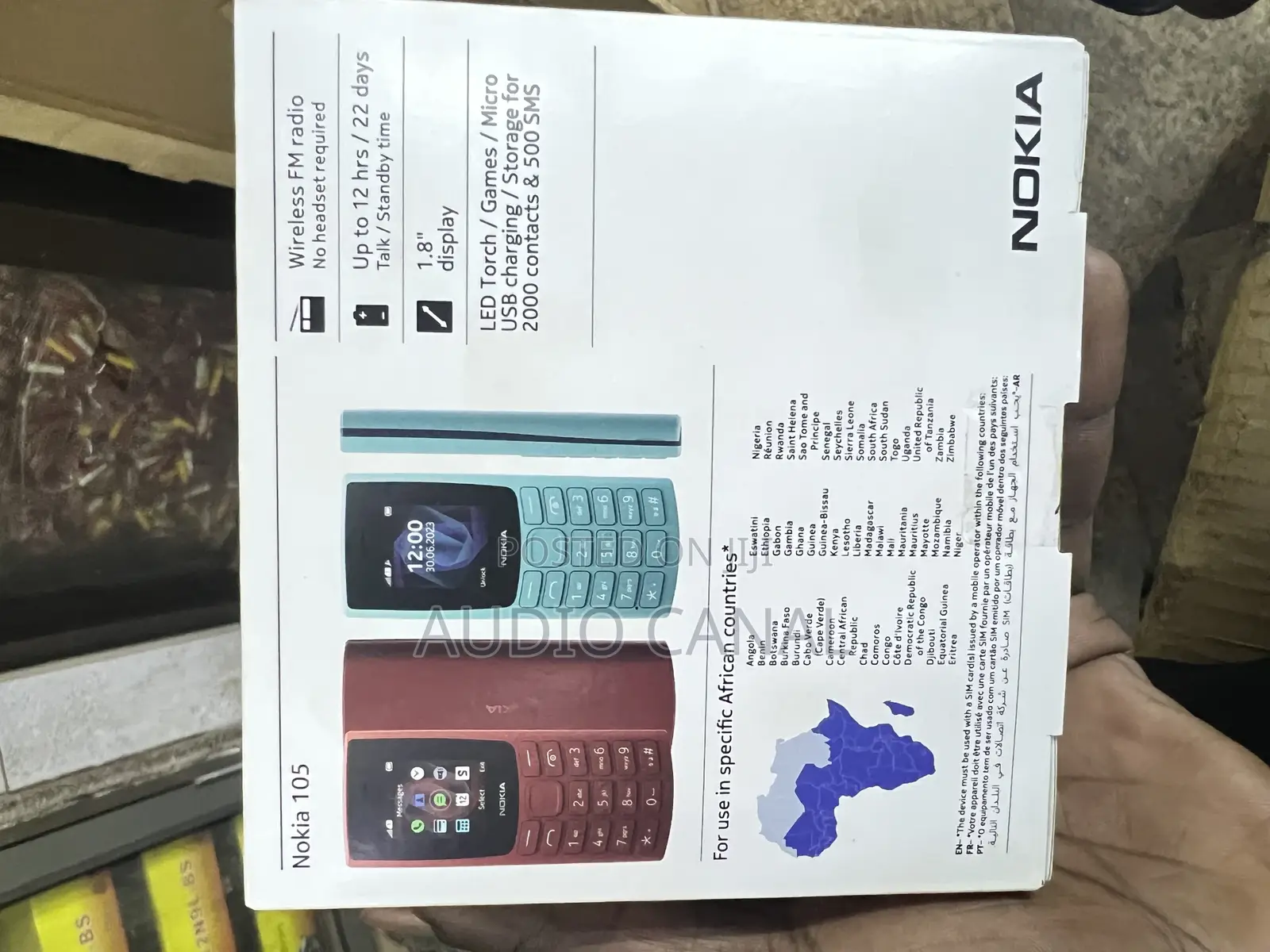 New Nokia 105 Black