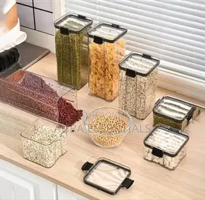 Sealed Tank Plastic Coarse Cereals Grains Kitchen Storage