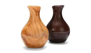 Wood Aroma Oil Diffuser With LED Light