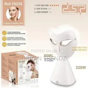 Unique Facial Steamer With Big Tank and Continuous Stream