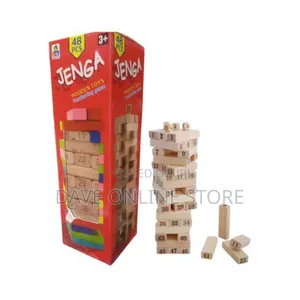 Building Blocks Tower Triumph: Jenga-Style Building Blocks