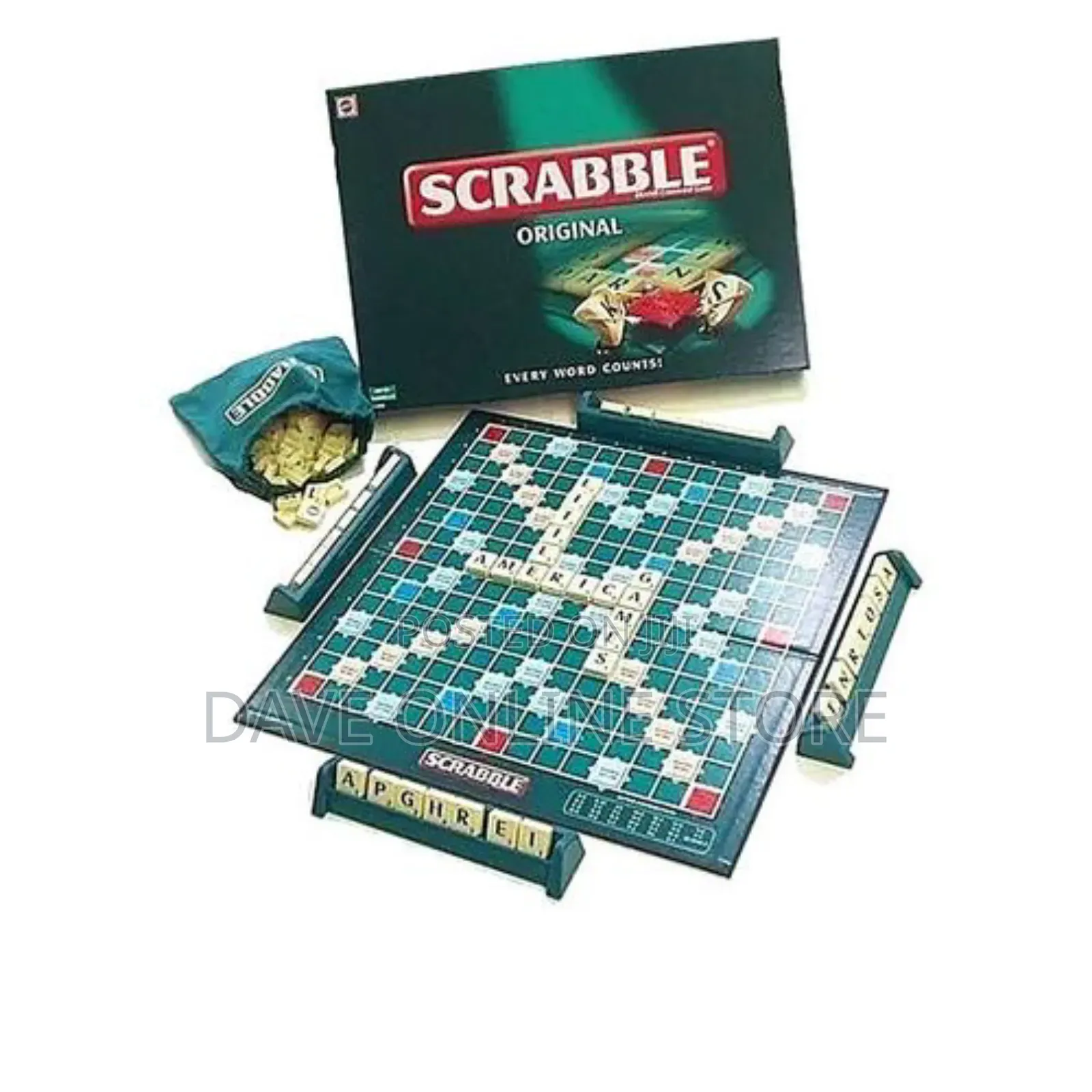 Scrabble Big Board Game Set - Game Set for Fun
