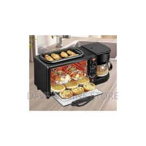 Microwave, Griller, Coffee Maker, 3 in 1 Breakfast Maker