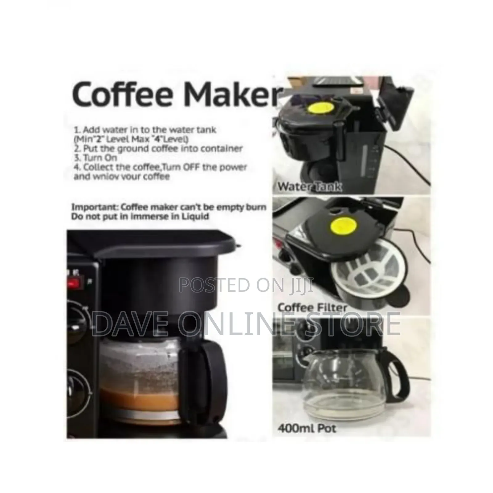 Sokany Multifunction 3 in 1 Mini Breakfast Maker