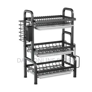3 Tier Plate Rack Dish Drainer Dish Drainer Rack Holder